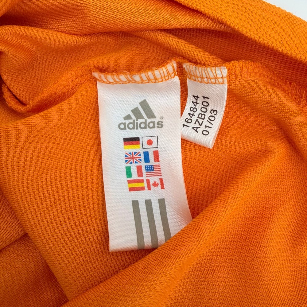 Adidas McDonalds All-American Soccer Goalkeeper Jersey Mens Orange Signed #1 L - Picture 8 of 13